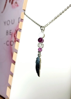 Řetízek s přívěškem z Ametystu