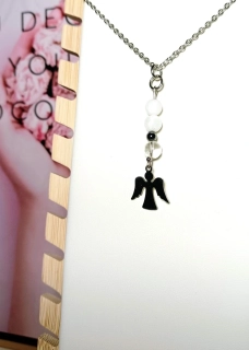 Řetízek s přívěškem Anděla z Jadeitu