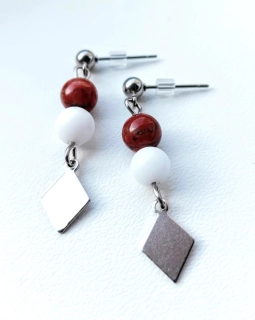 Náušnice z Jaspisu