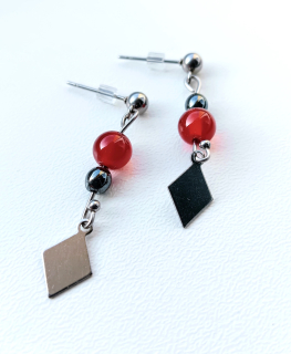 Náušnice z Karneolu