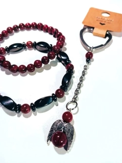 Velká sada pro pány z nerezové oceli a Jaspisu