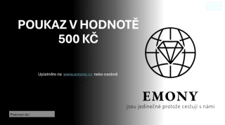 Poukaz v hodnotě 500 KČ (šedý)