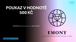 Poukaz v hodnotě 500 KČ (fialový)